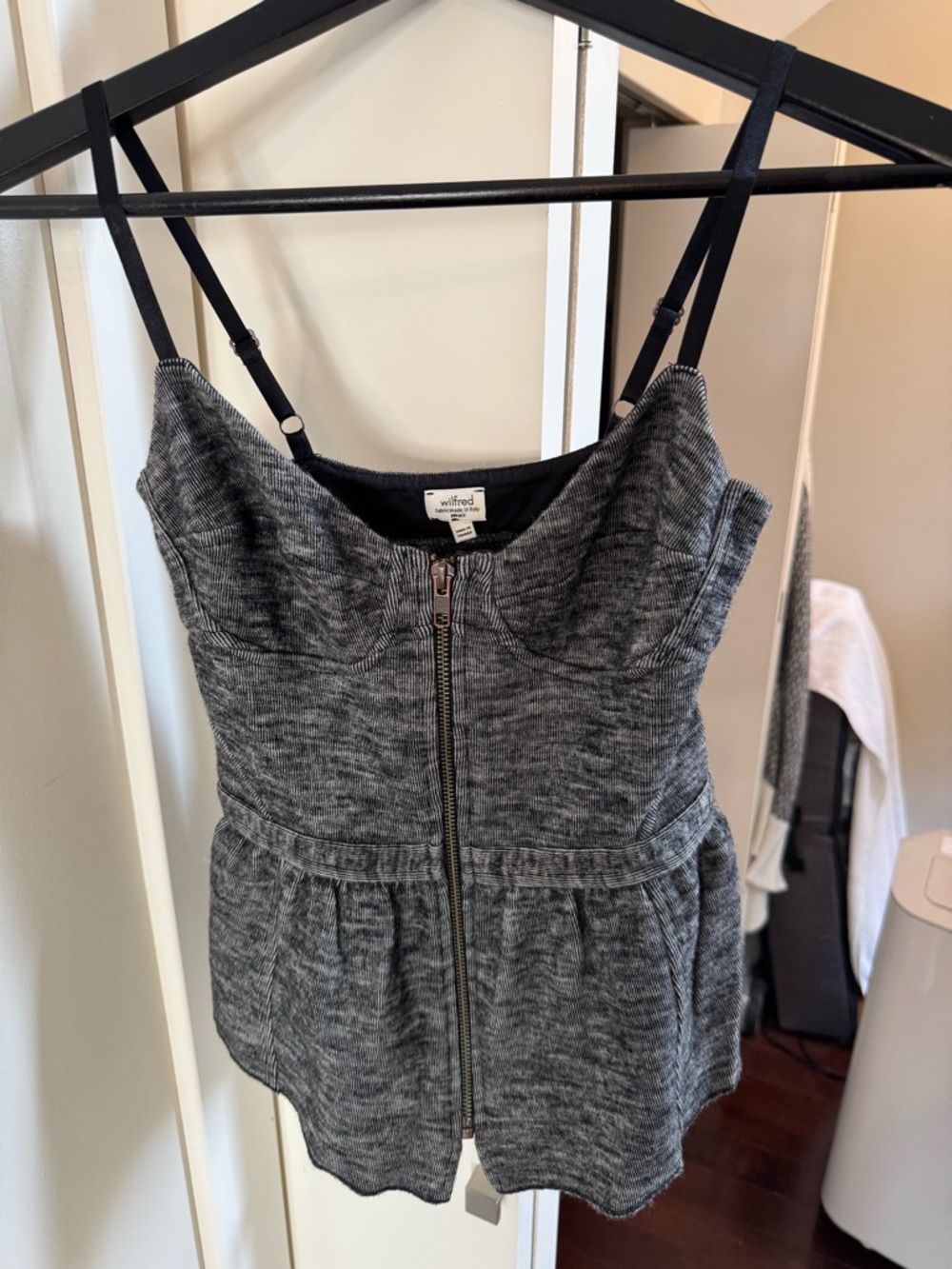 #06 Wilfred Cream Knit Tank with Subtle Texture